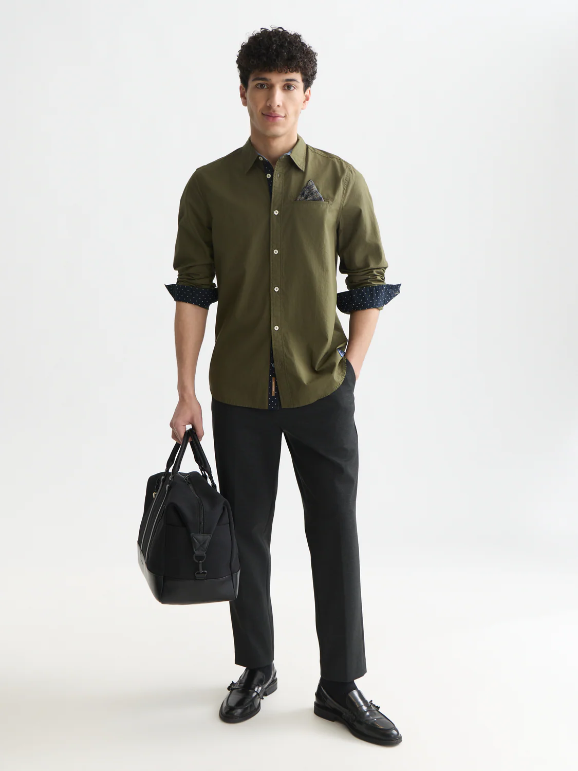 Finch tailored yarn-dyed technical jersey jogger