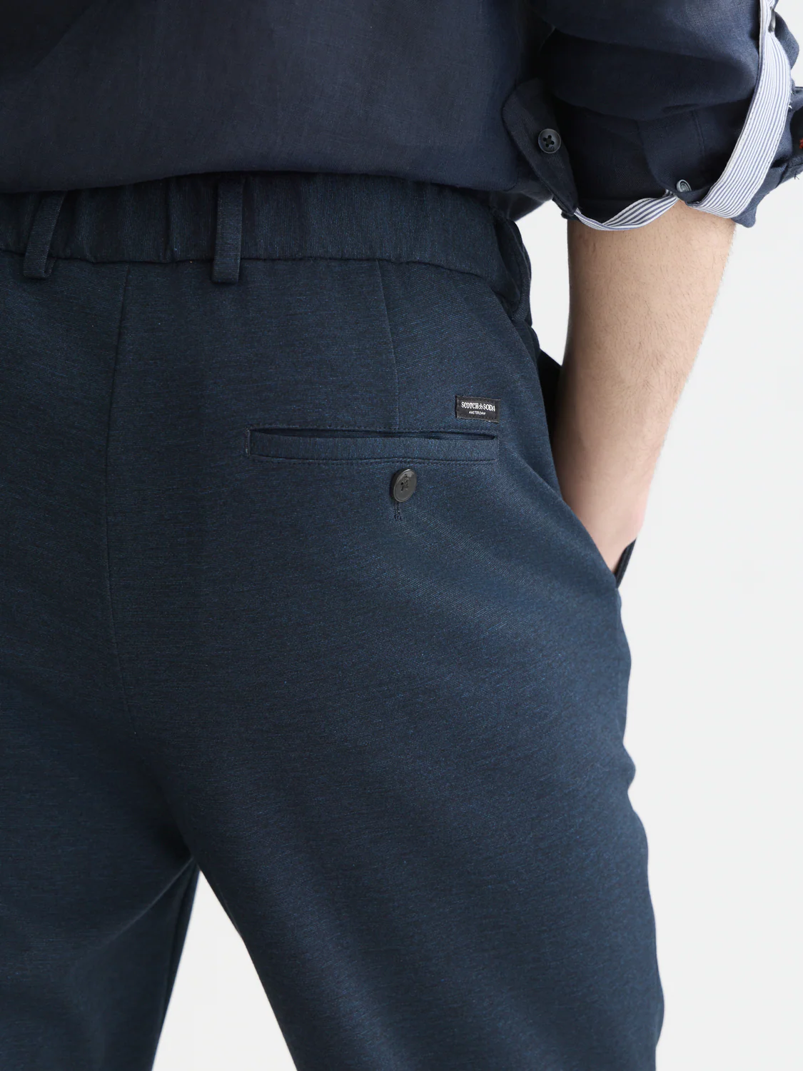 Finch tailored yarn-dyed technical jersey jogger - Image 10