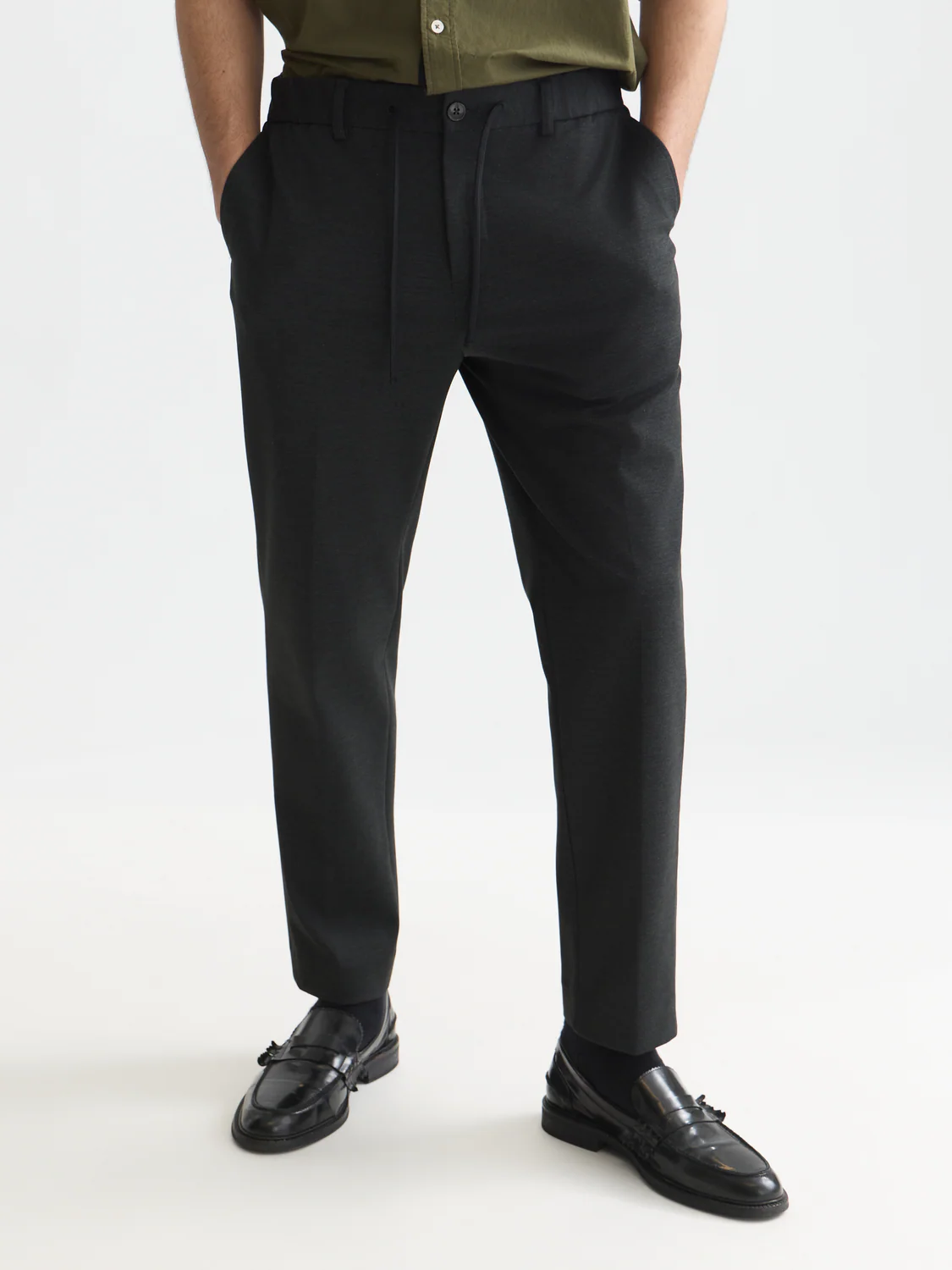 Finch tailored yarn-dyed technical jersey jogger - Image 2