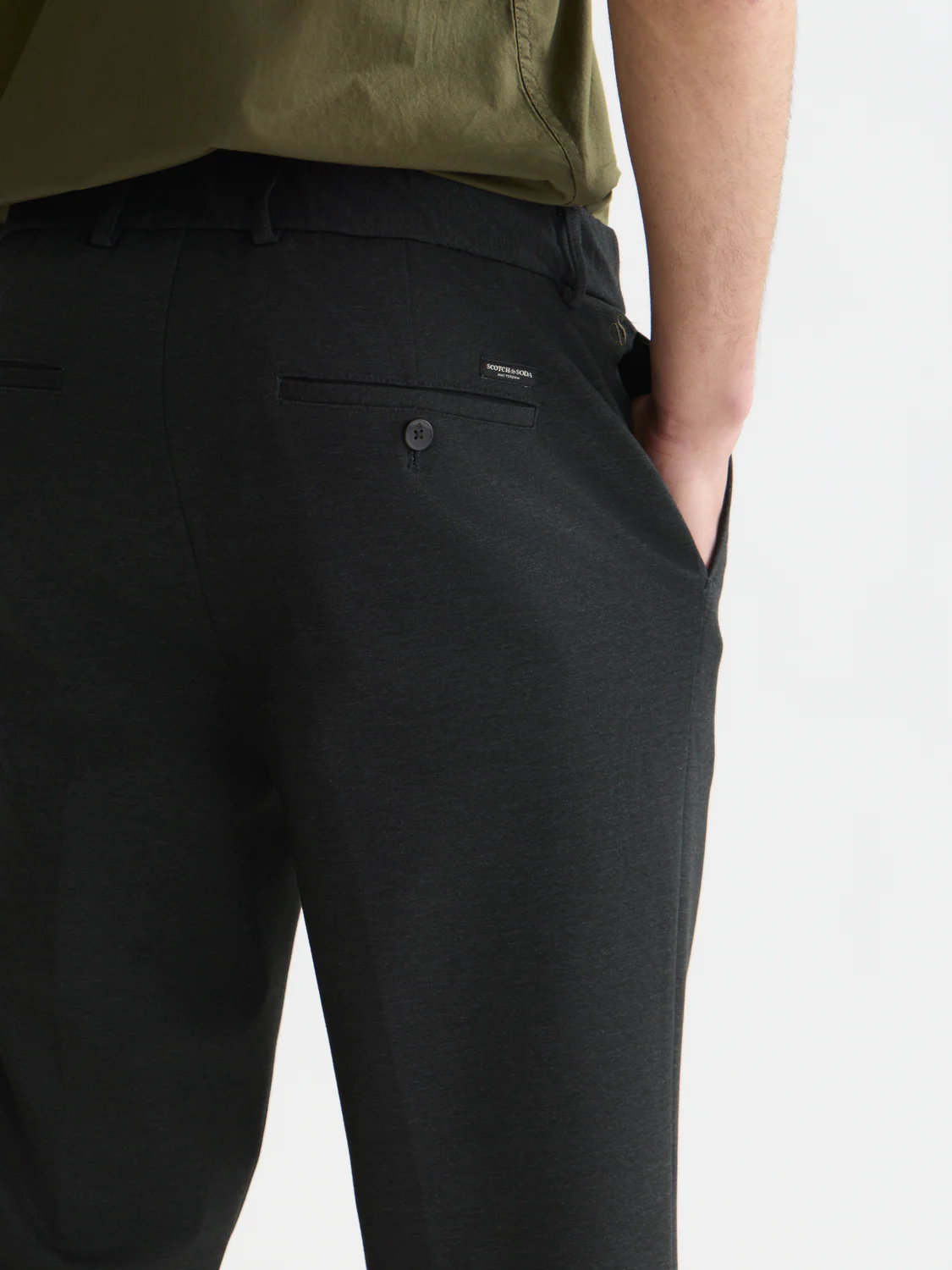 Finch tailored yarn-dyed technical jersey jogger - Image 3