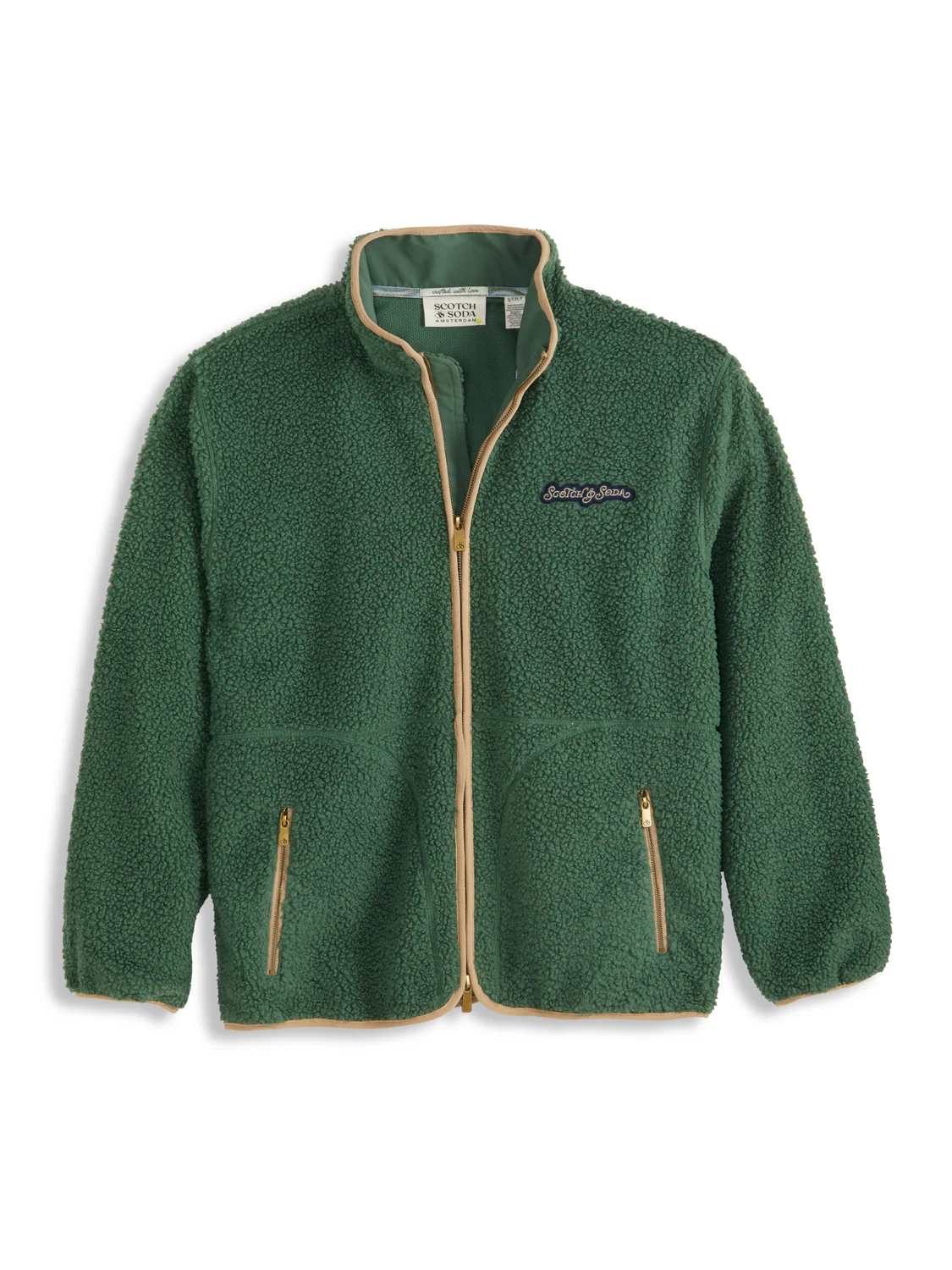 ZIP UP FASHION SHERPA