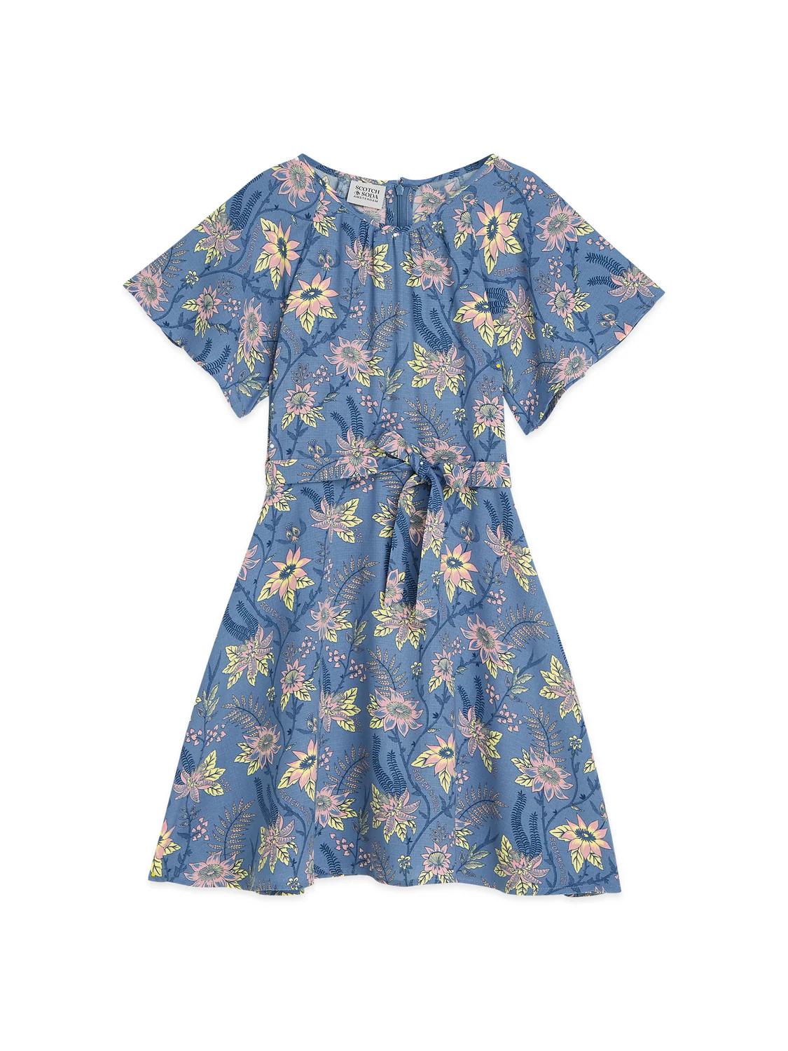 FLUTTER SLEEVE DRESS