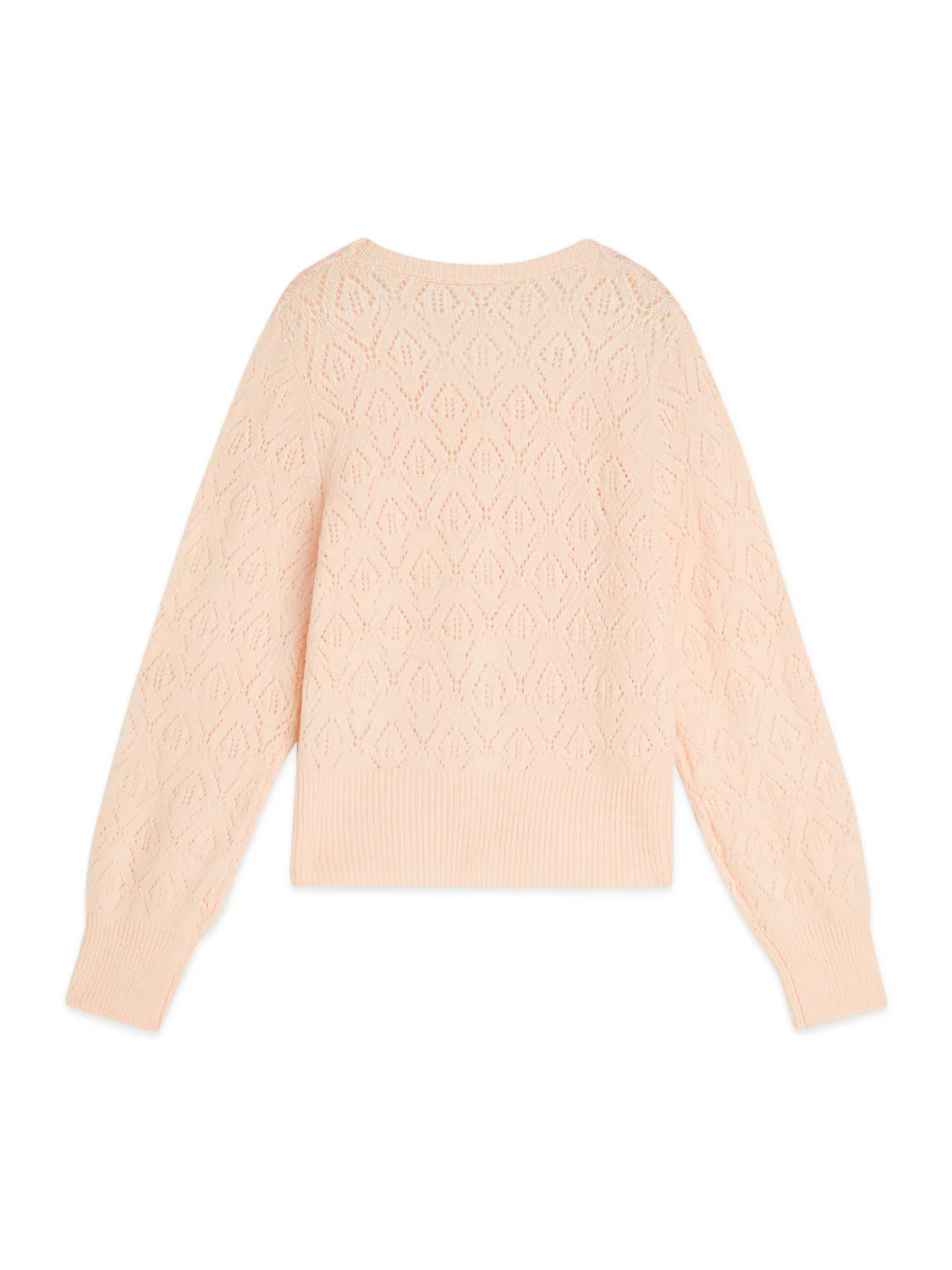 POINTELLE SWEATER KNIT CARIDGAN - Image 2