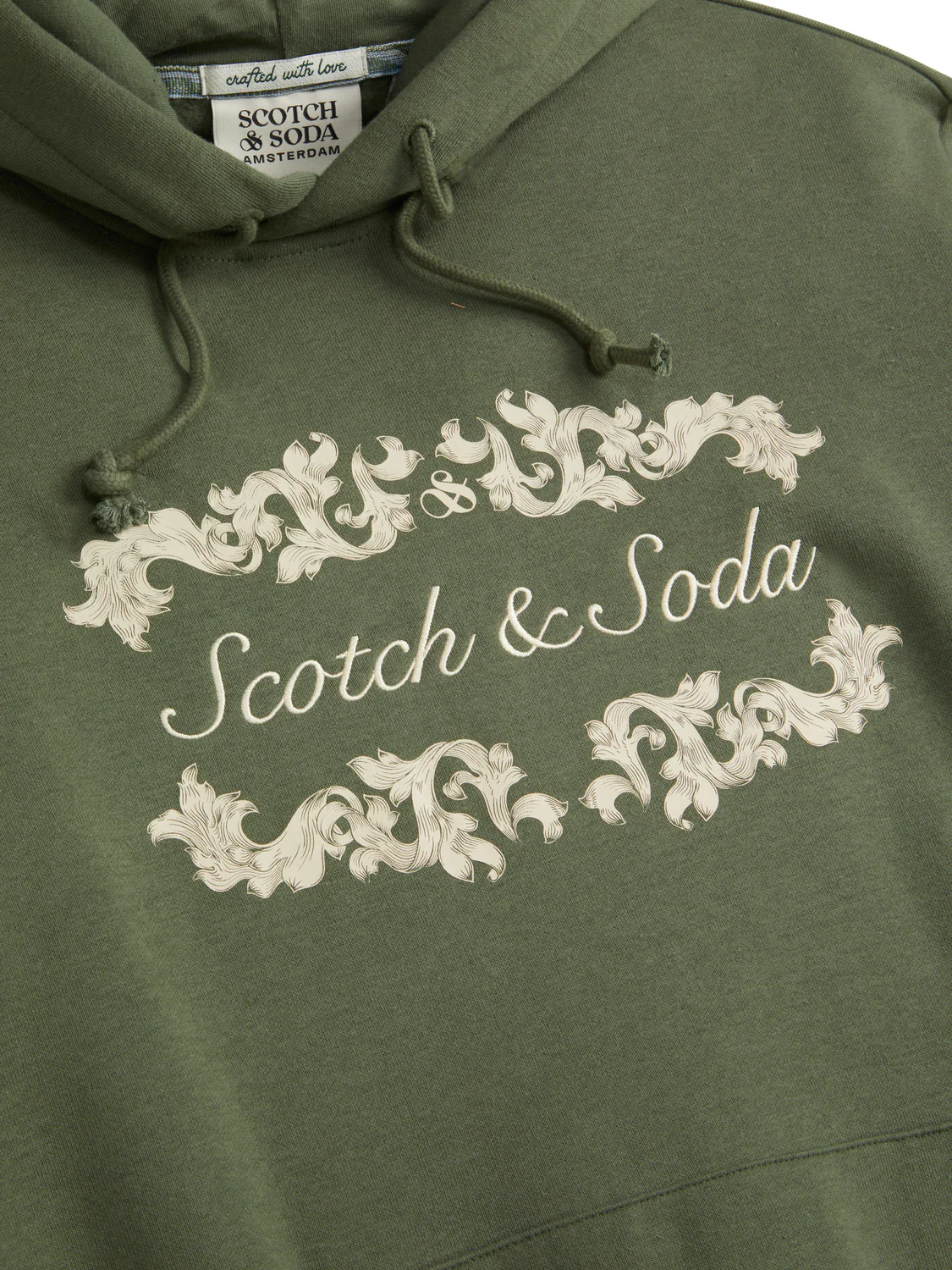 RELAXED FIT FLEECE GRAPHIC HOODIE - Image 3