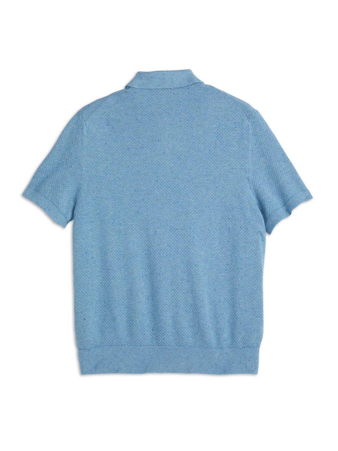 S&S NEPS TEXTURE STITCH POLO SWEATER - Image 8