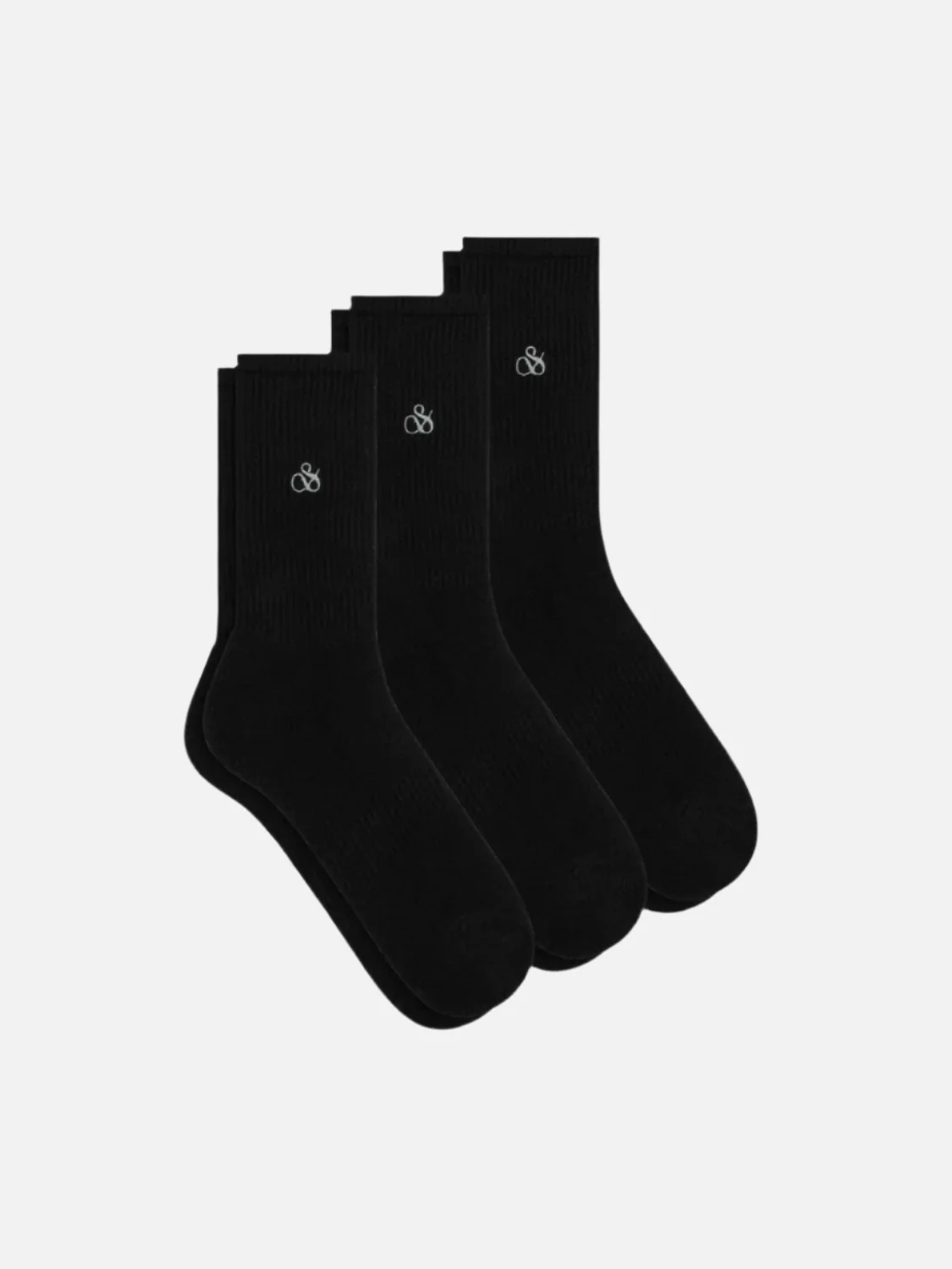 3-PACK MENS CASUAL CREW SOCKS