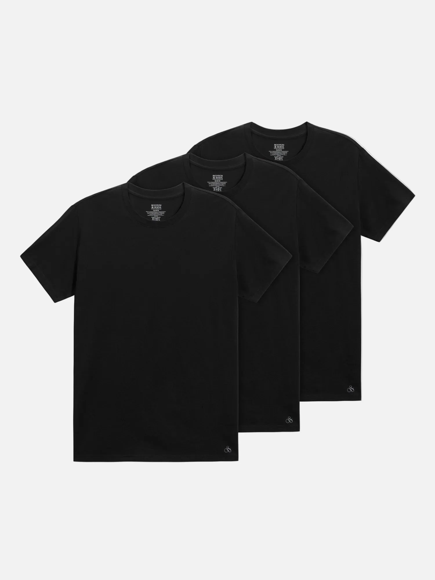 3-PACK MENS ULTRA SOFT CREW NECK T-SHIRTS