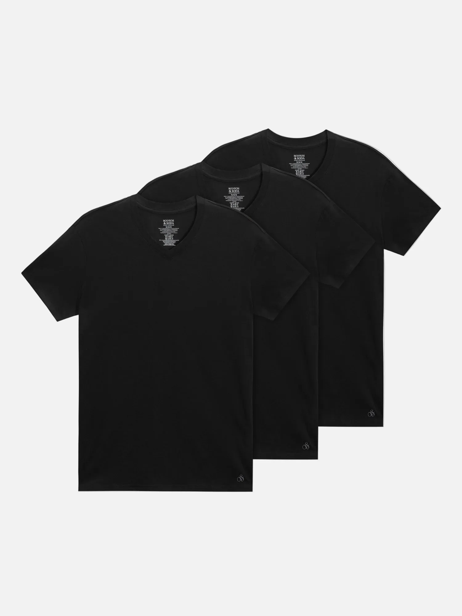 3-PACK MENS ULTRA SOFT V-NECK T-SHIRTS