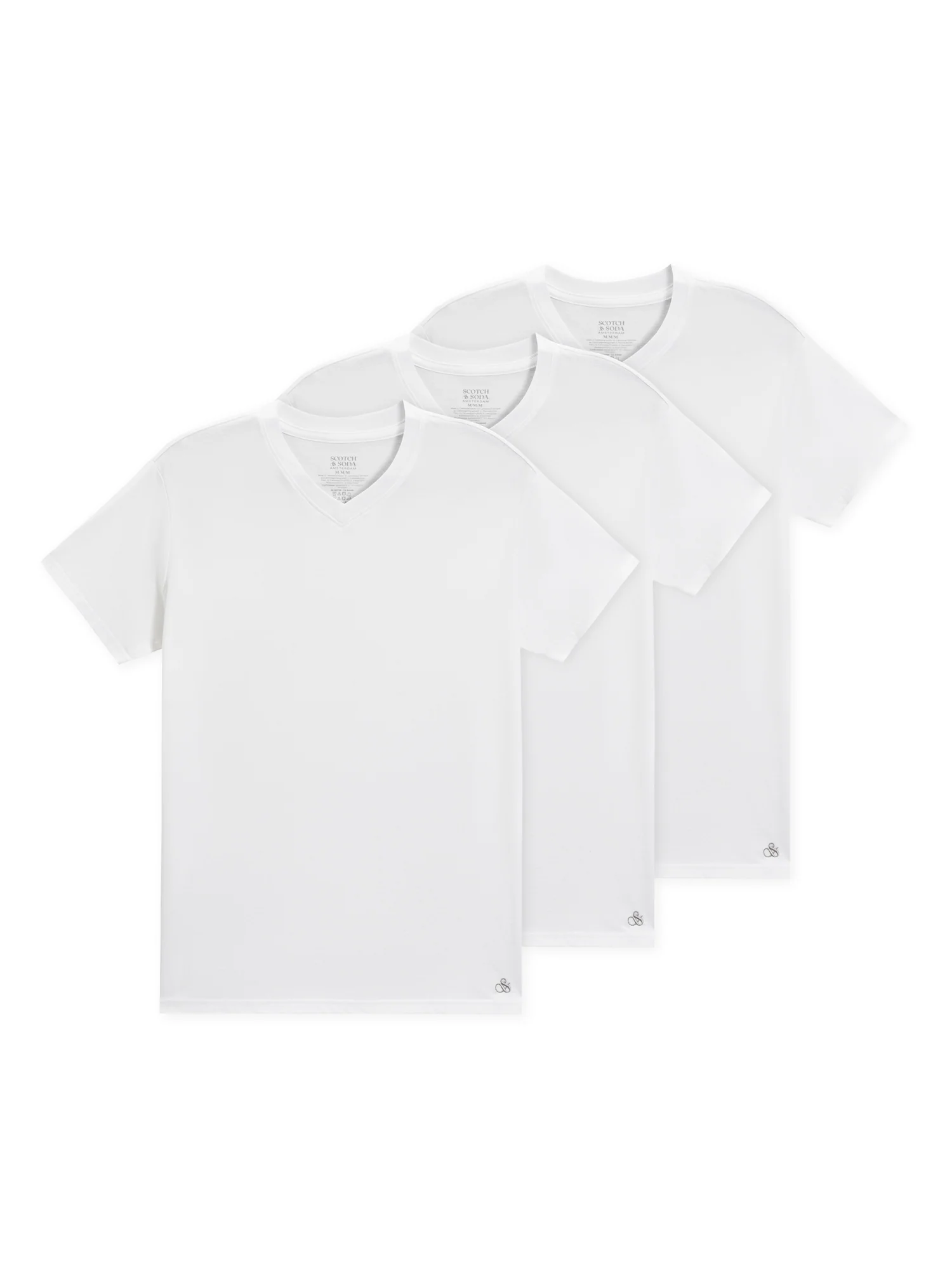 3-PACK MENS ULTRA SOFT V-NECK T-SHIRTS - Image 6
