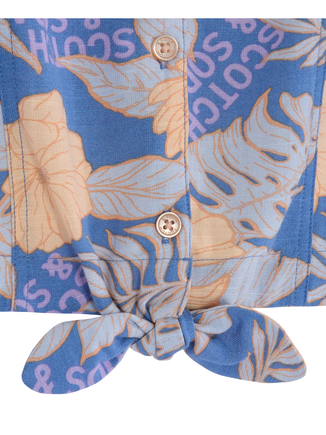 SS TIE FRONT BUTTON UP TOP - Image 4