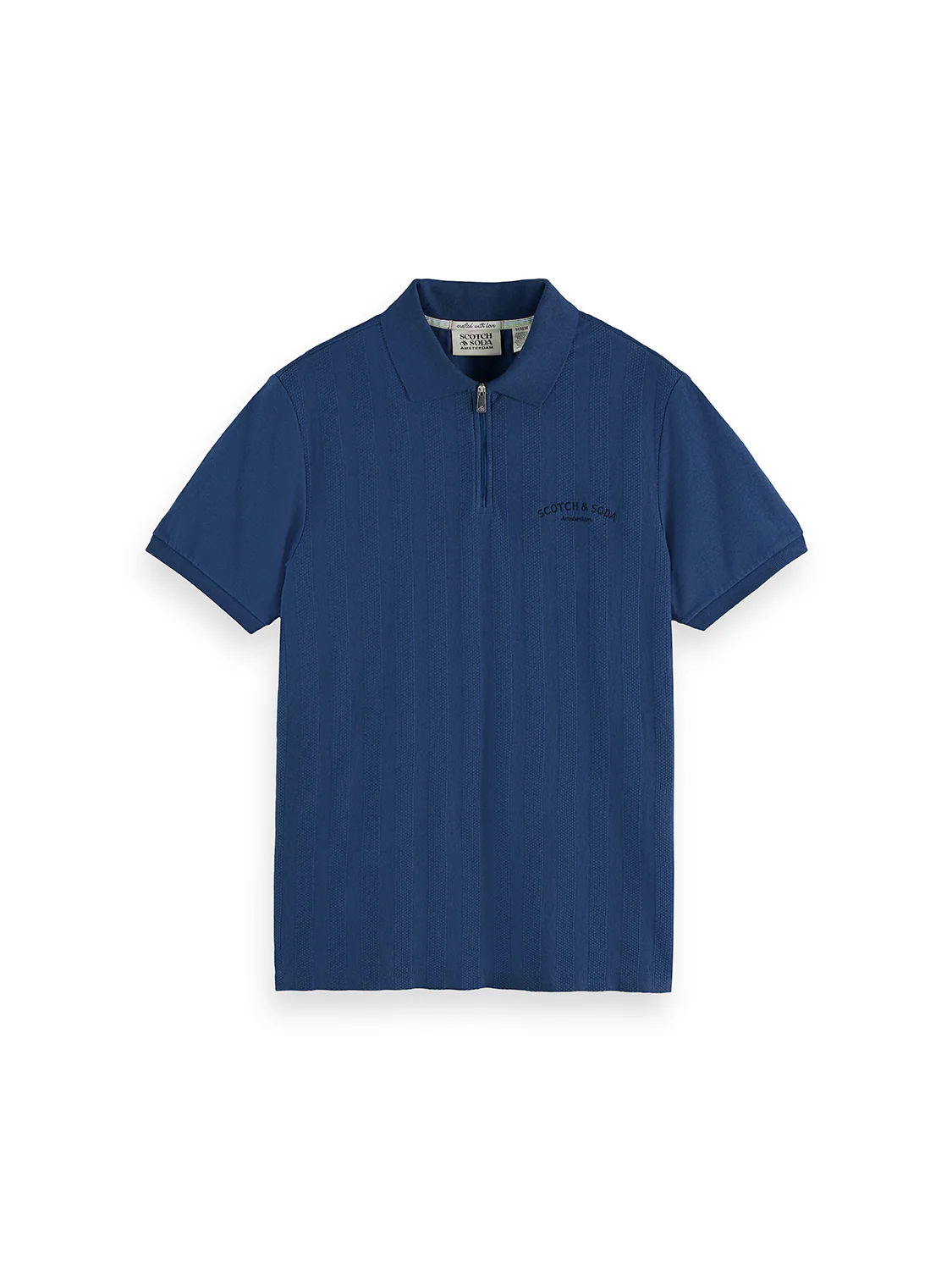 POPCORN PIQUE ZIP POLO - Image 4