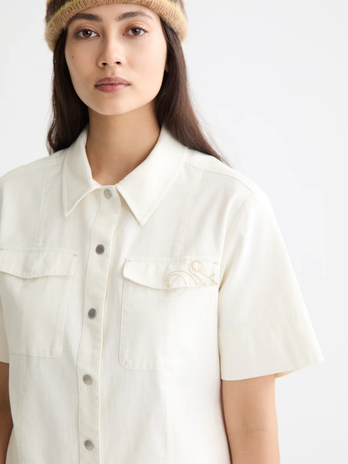 Patch pocket short sleeve shirt - Image 10