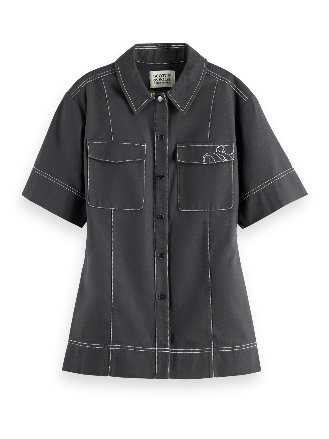 Patch pocket short sleeve shirt - Image 5