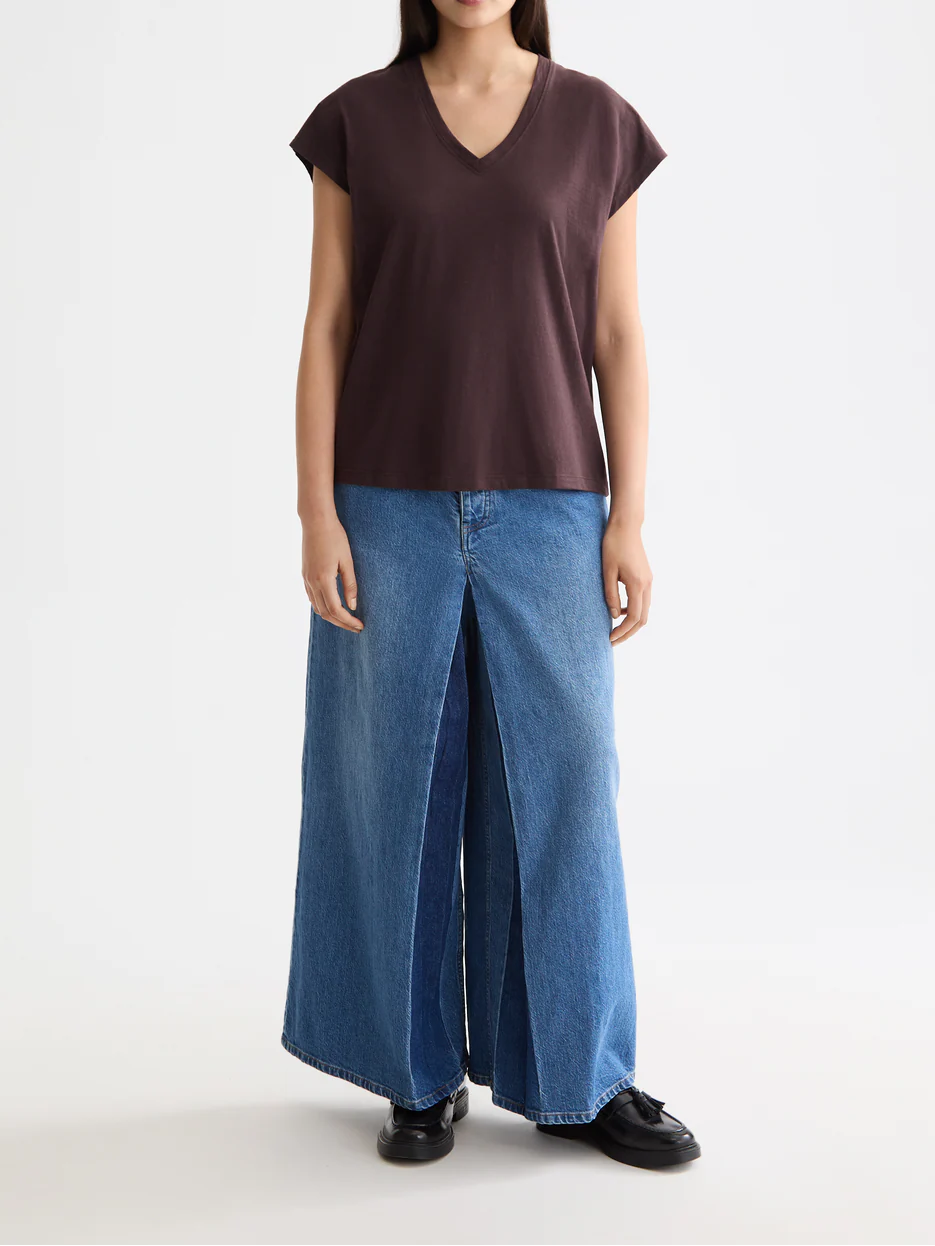 Slub V-neck T-shirt - Image 2