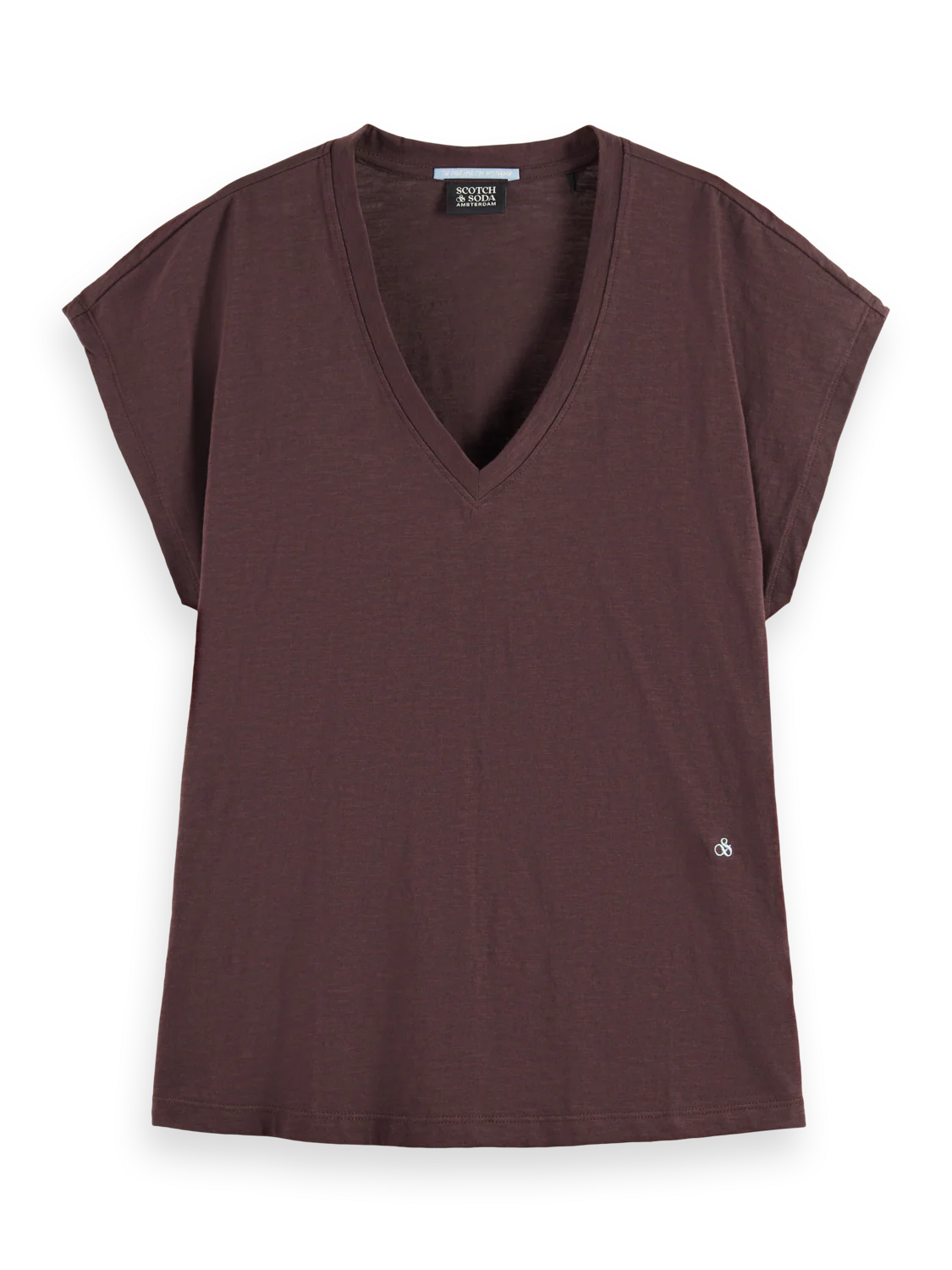 Slub V-neck T-shirt - Image 4