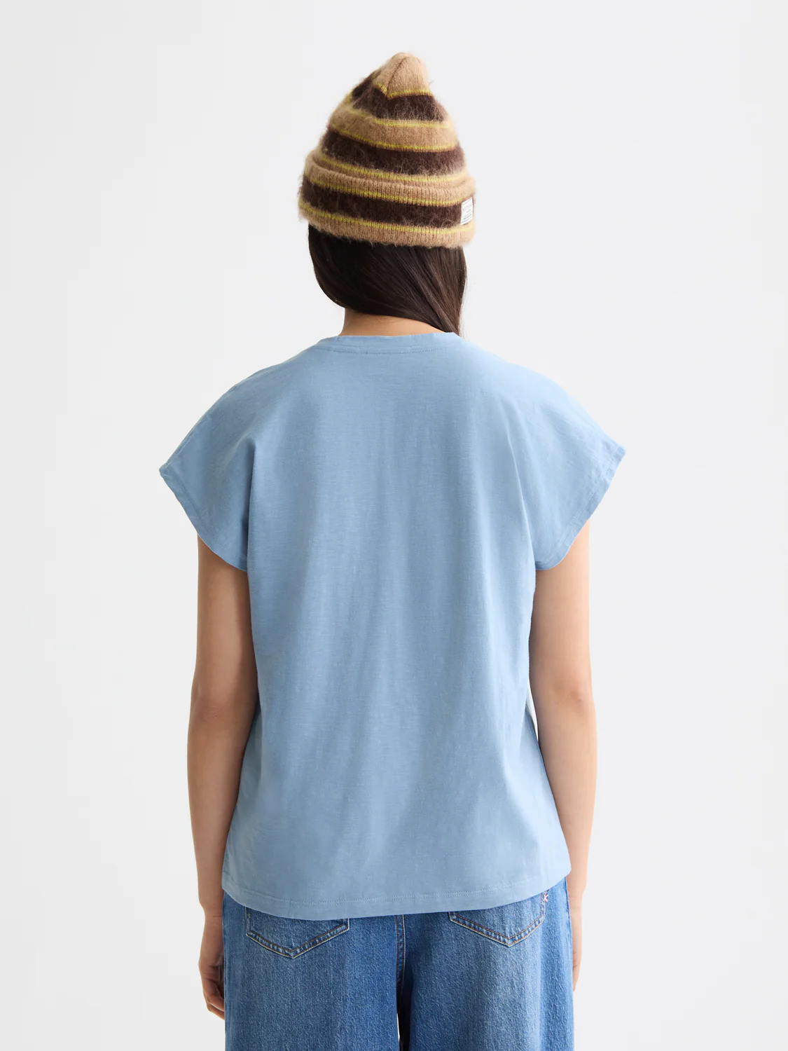 Slub V-neck T-shirt - Image 9