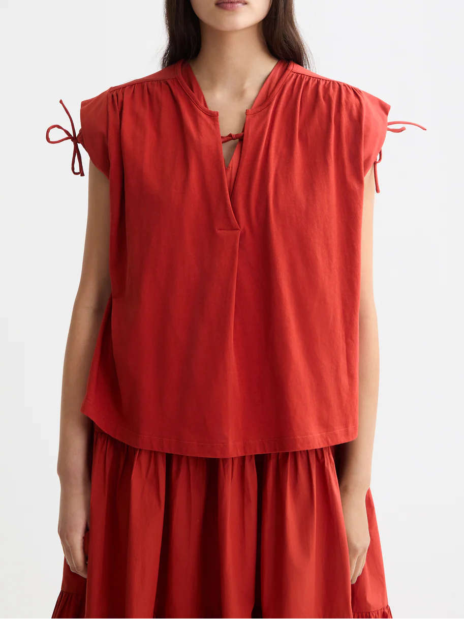 Drapey V-neck T-shirt - Image 11