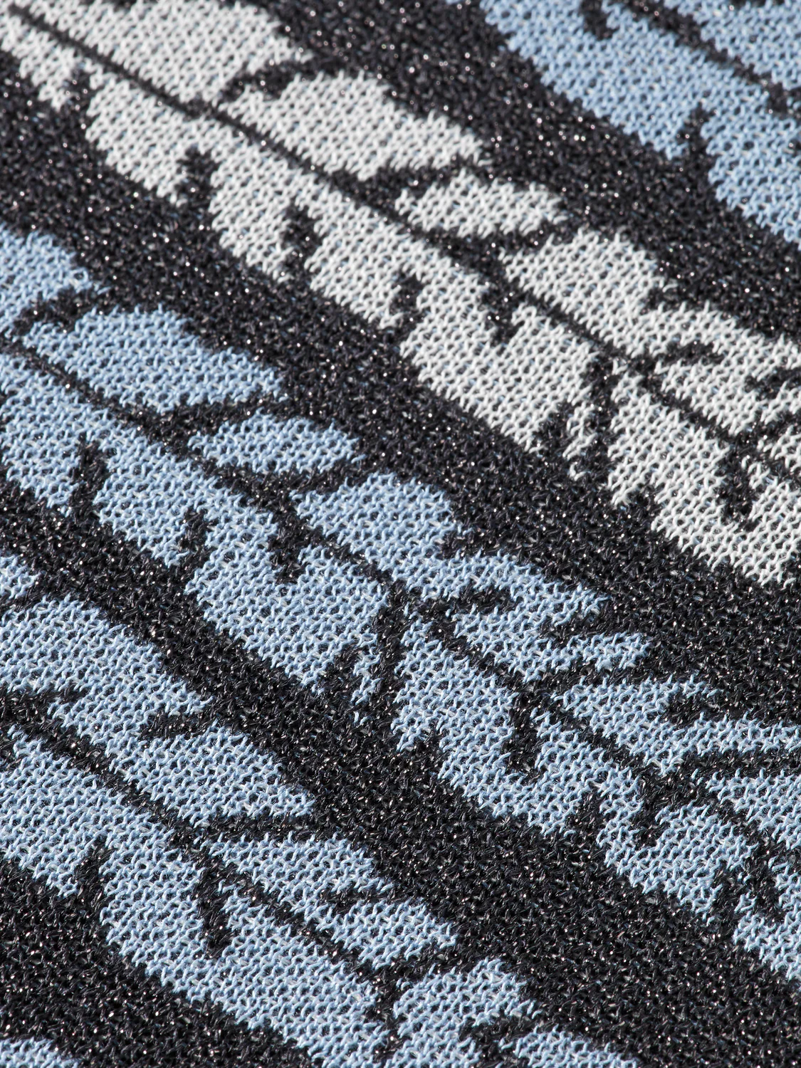 Lurex jacquard knitted top - Image 6