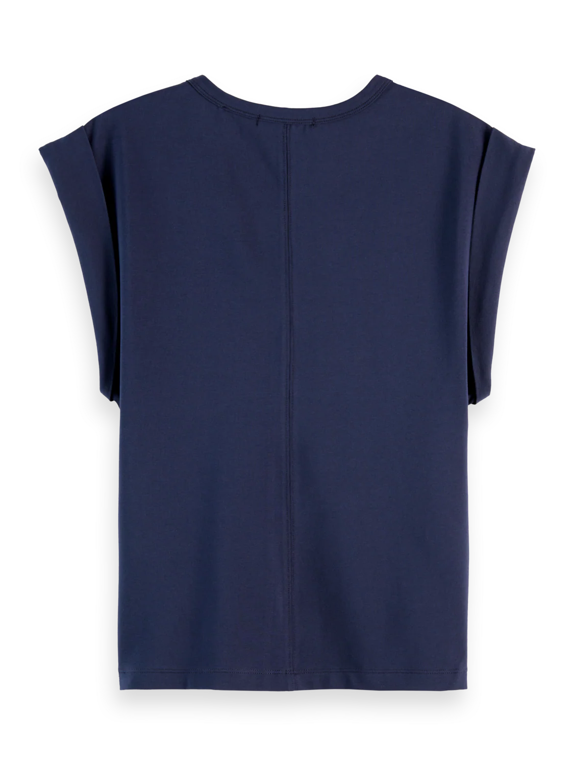 Fitted rolled-up sleeve T-shirt - Image 5