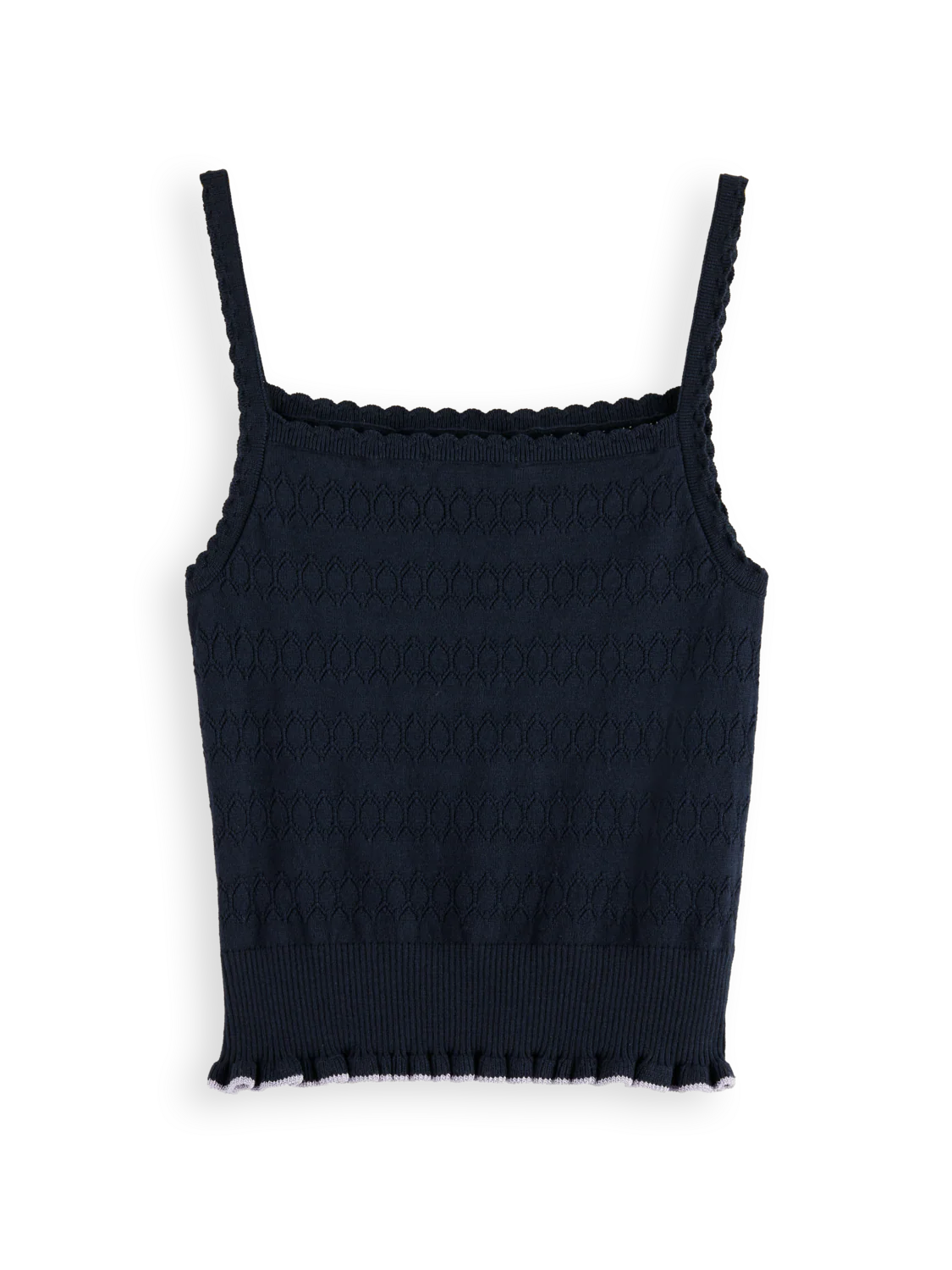 Pointelle knitted tank - Image 5