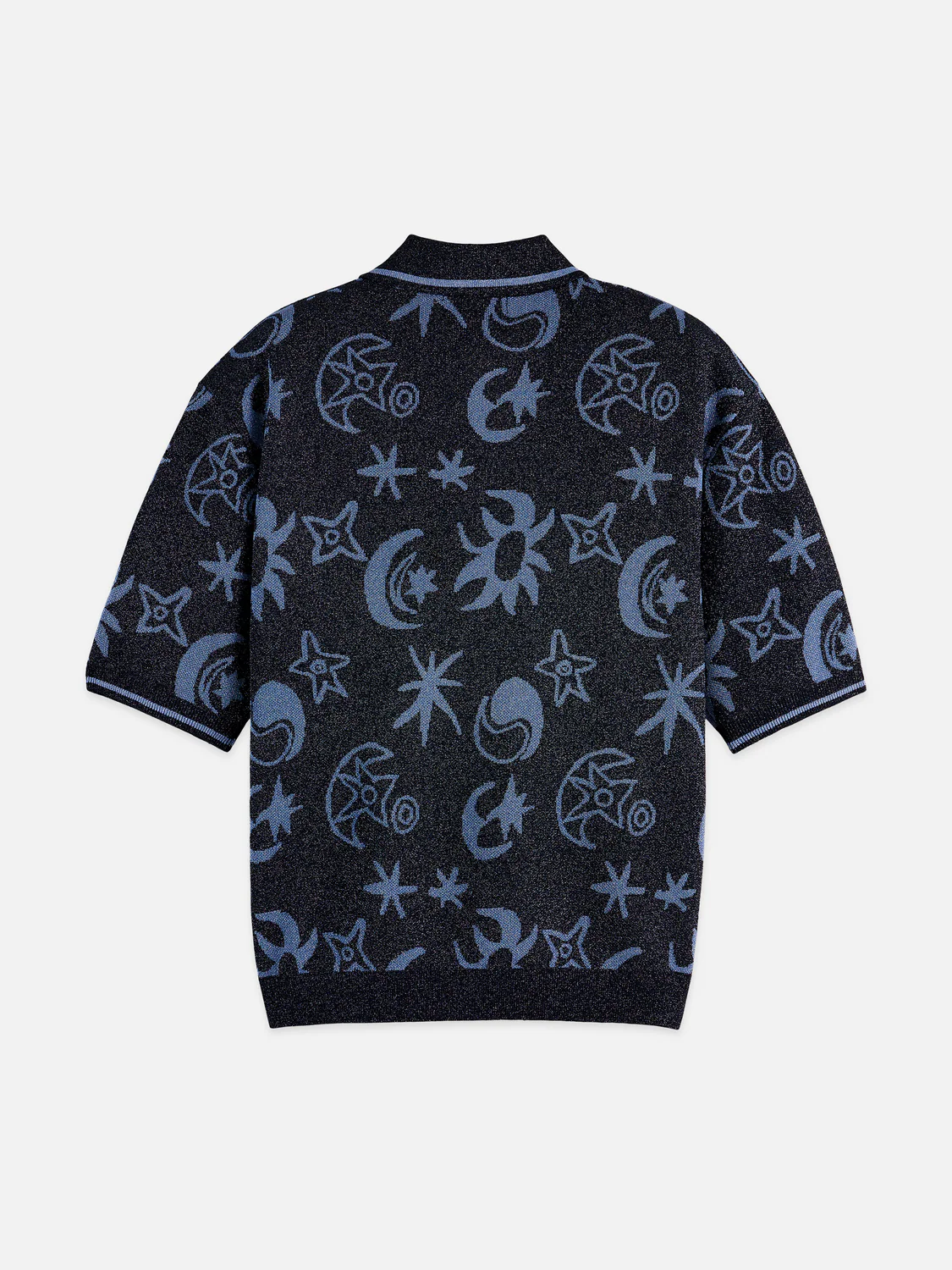 Jacquard short sleeve pullover - Image 6
