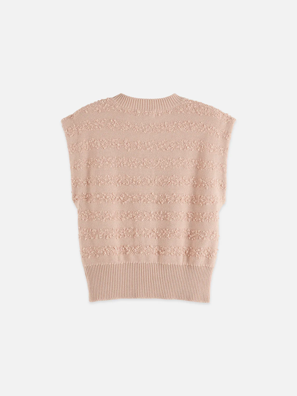 Boucle stripe crew neck spencer - Image 6
