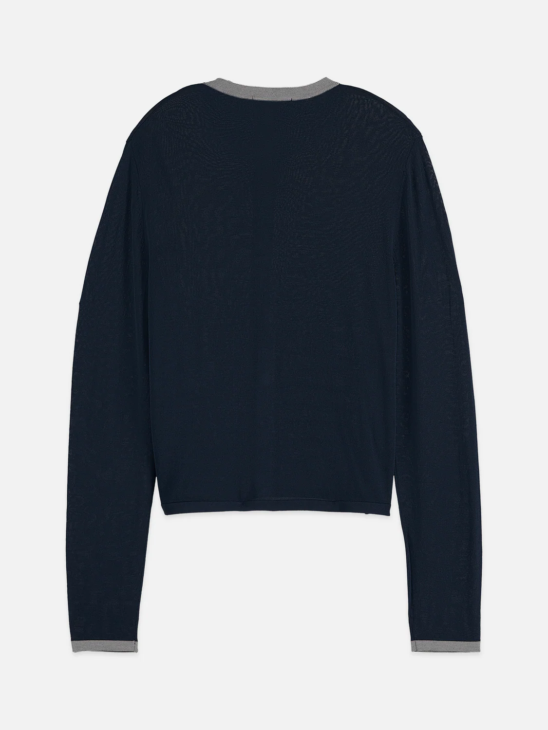 Stripe trim relaxed cardigan - Image 6
