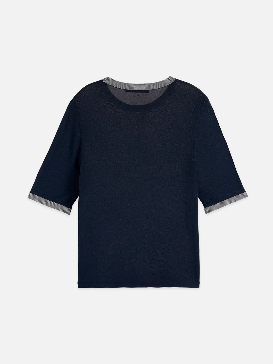 Stripe trim short sleeve pullover - Image 11