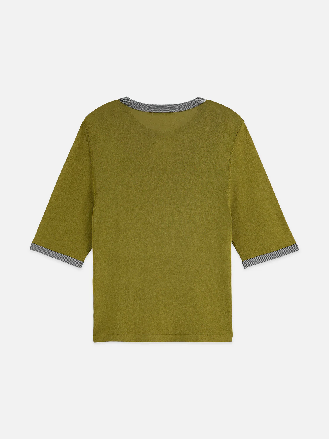 Stripe trim short sleeve pullover - Image 5