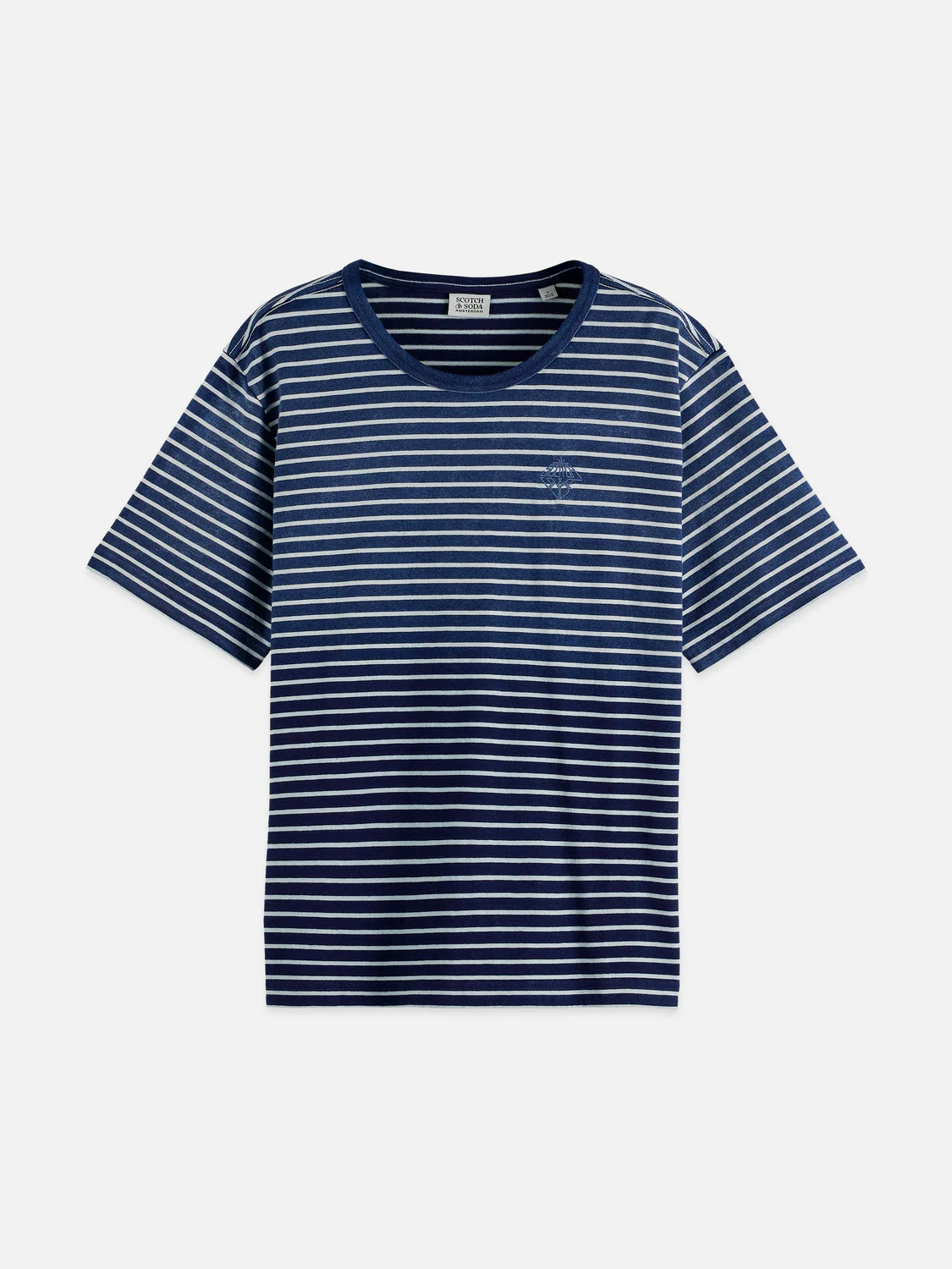 Indigo washed loose T-shirt - Image 5
