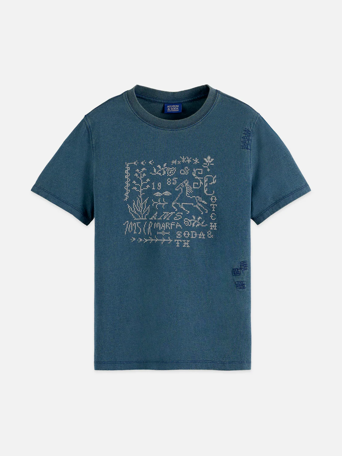 Indigo graphic T-shirt - Image 5