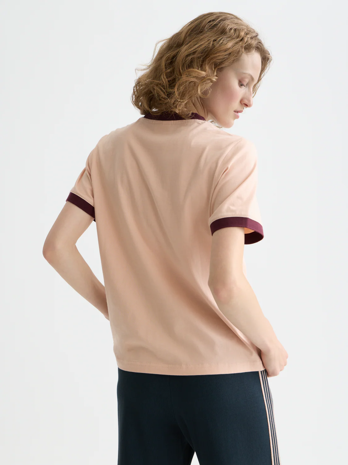 Embroidered ringer T-shirt - Image 4
