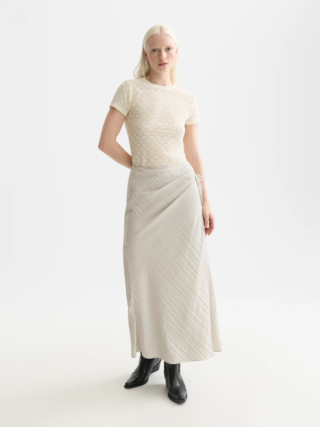 Open structure slim T-shirt - Image 2