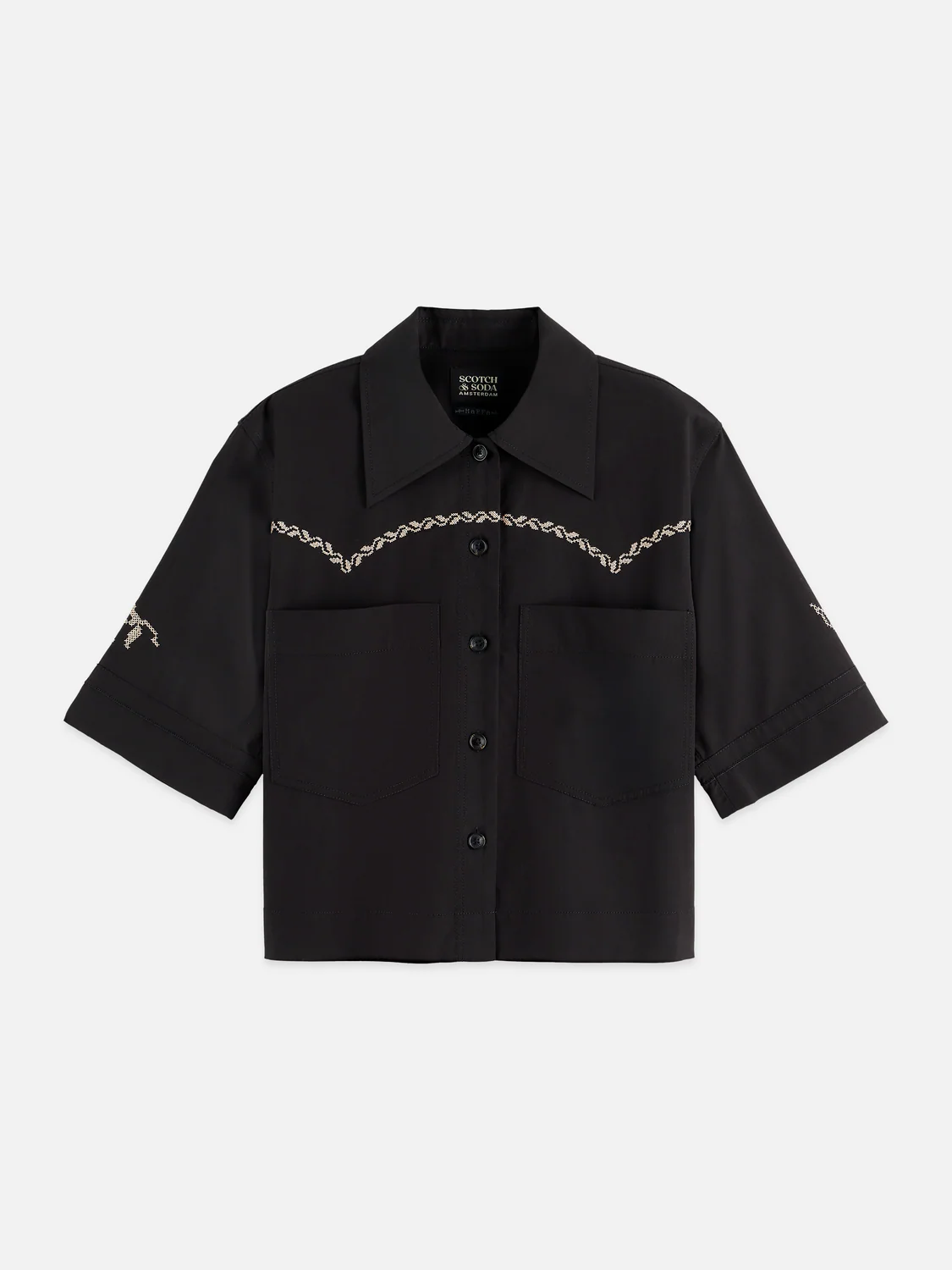 Boxy-fit short sleeved shirt - Image 6