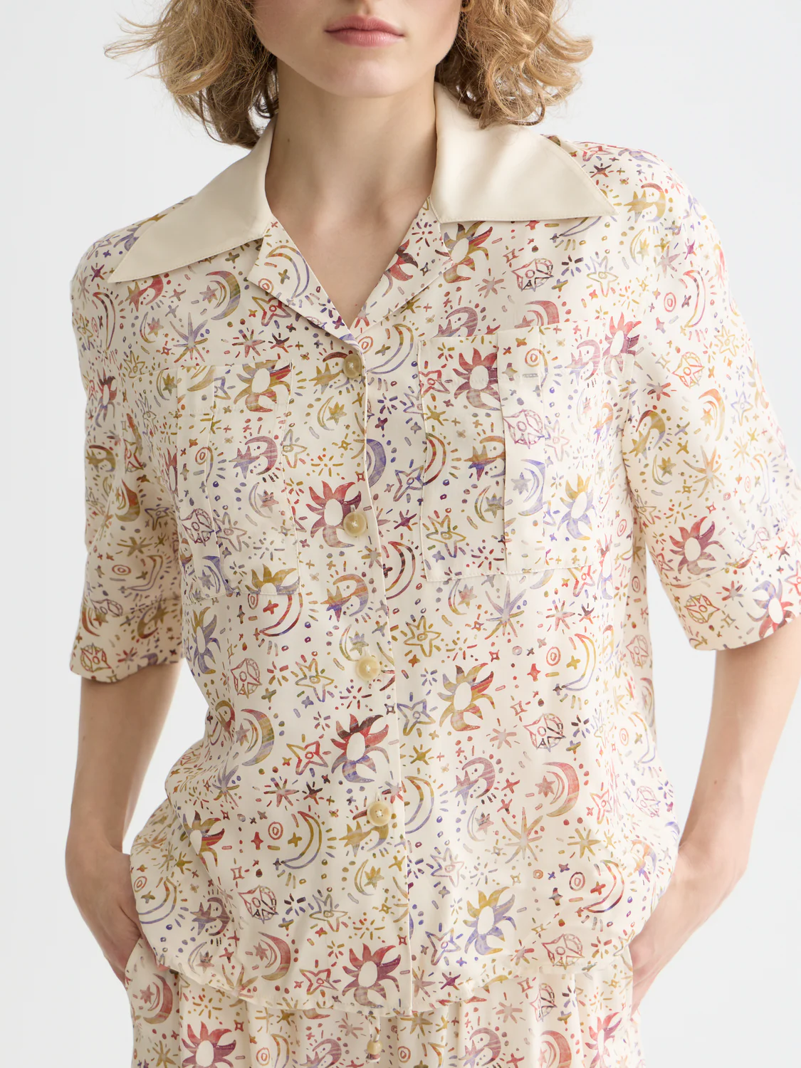 Printed short sleeved shirt - Image 3