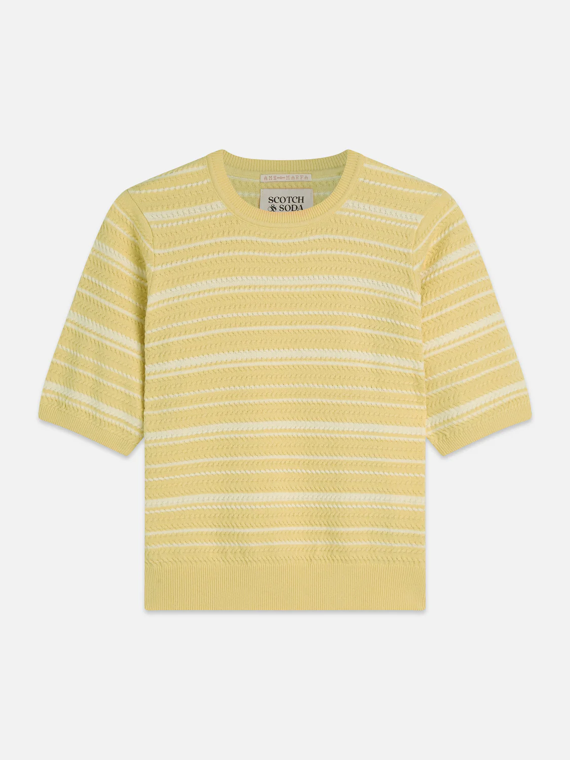 Textured stripe knitted top - Image 5