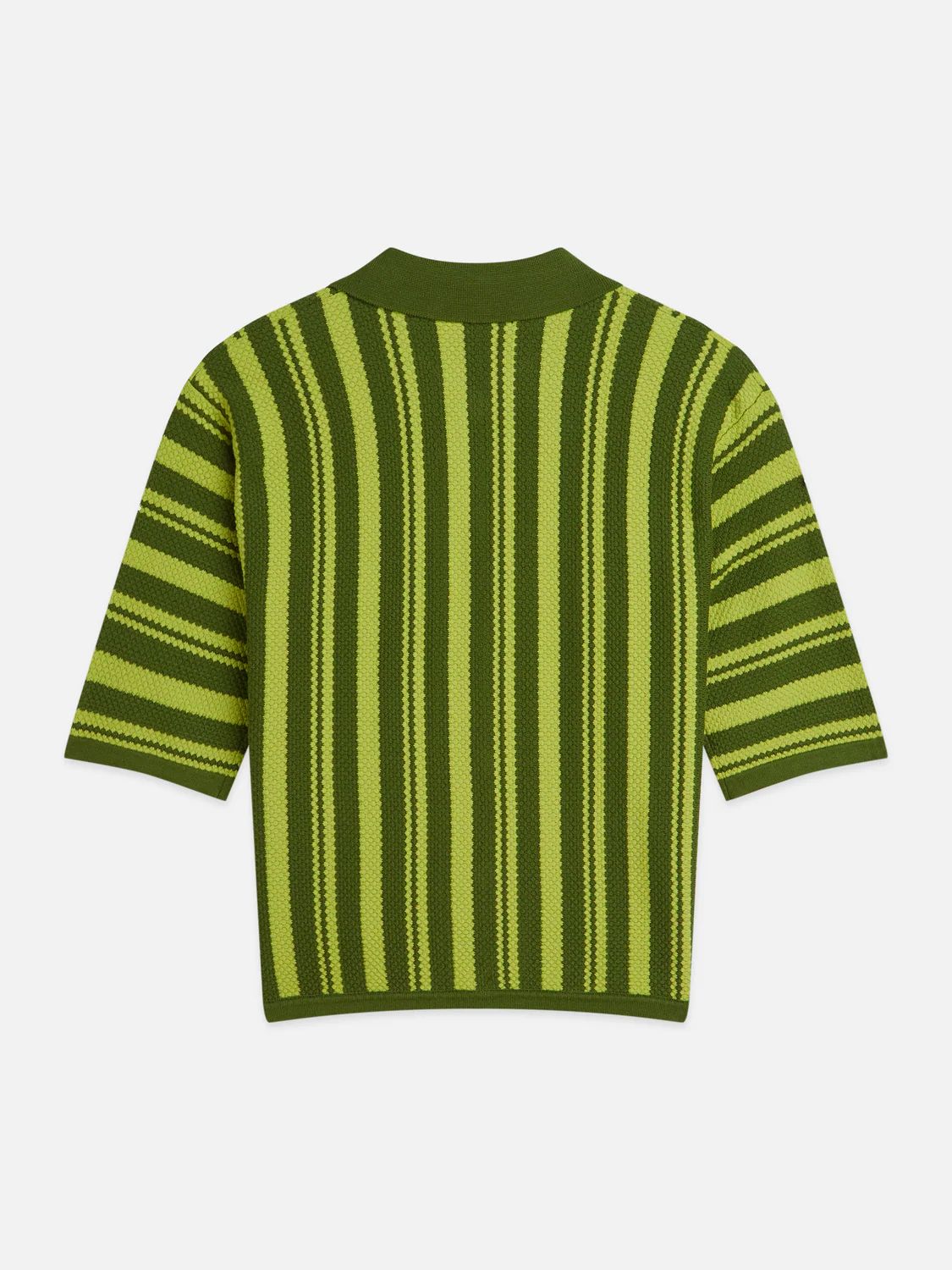 Textured vertical stripe knitted top - Image 6