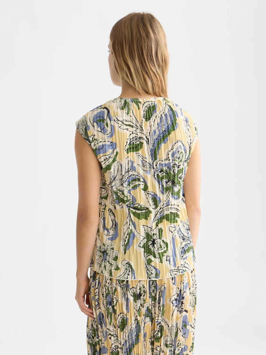 Printed pleat top - Image 4