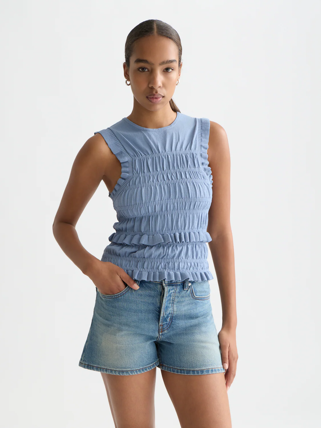 Smock stitch knitted tank - Image 8