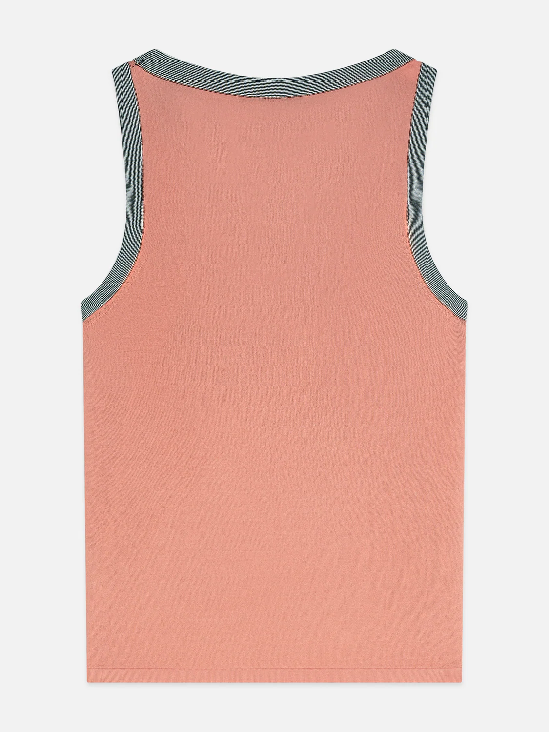 Stripe trim relaxed knitted vest - Image 12