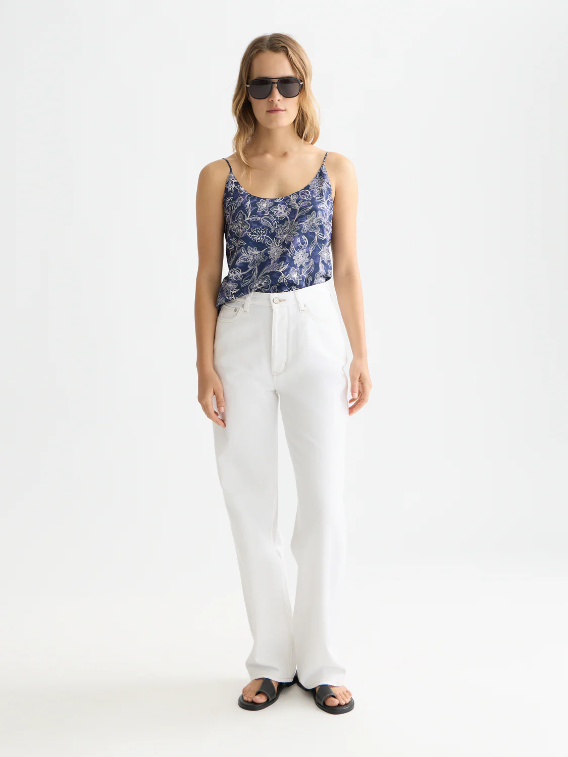 Printed jersey back tank top - Image 2