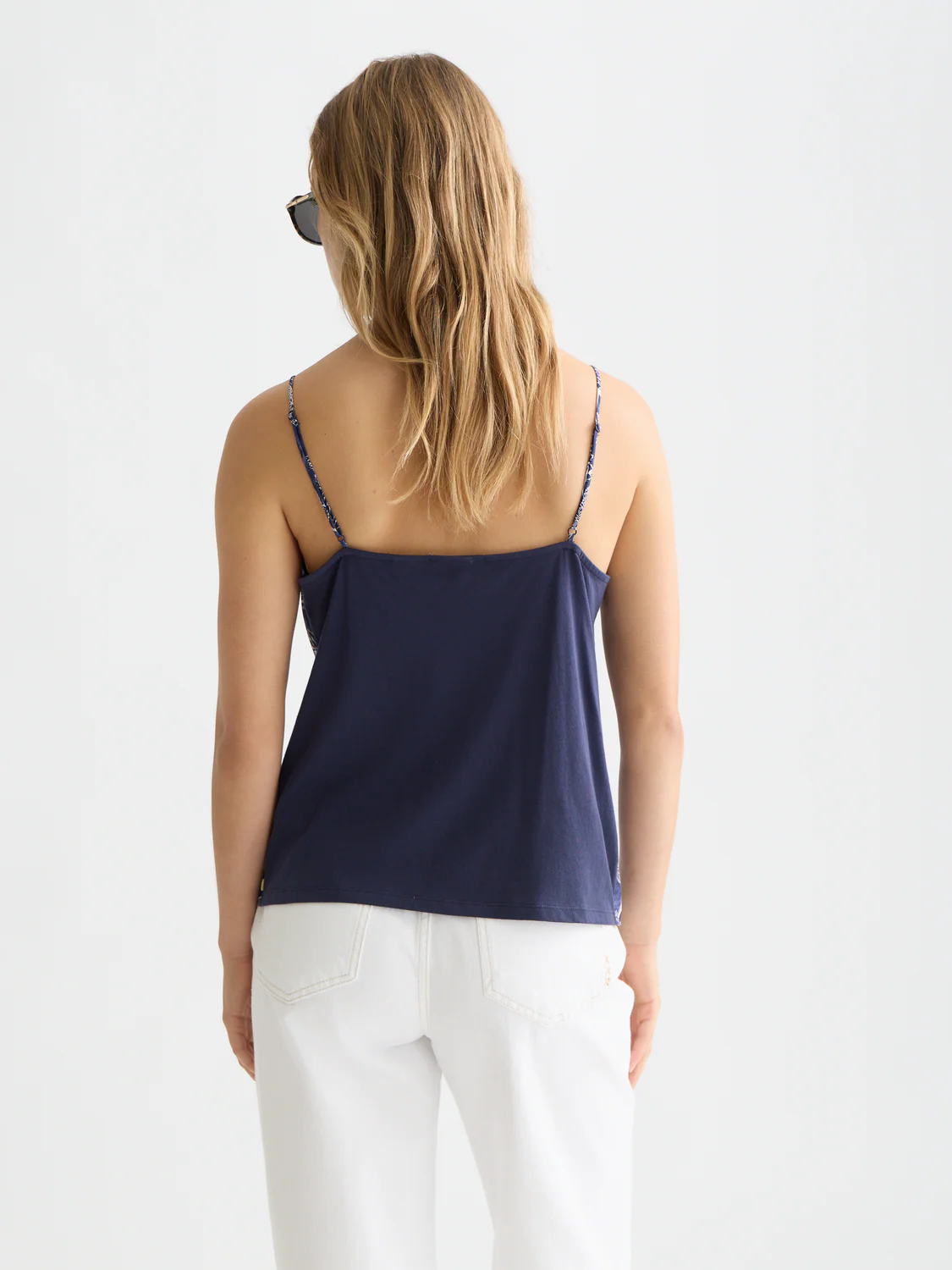 Printed jersey back tank top - Image 4
