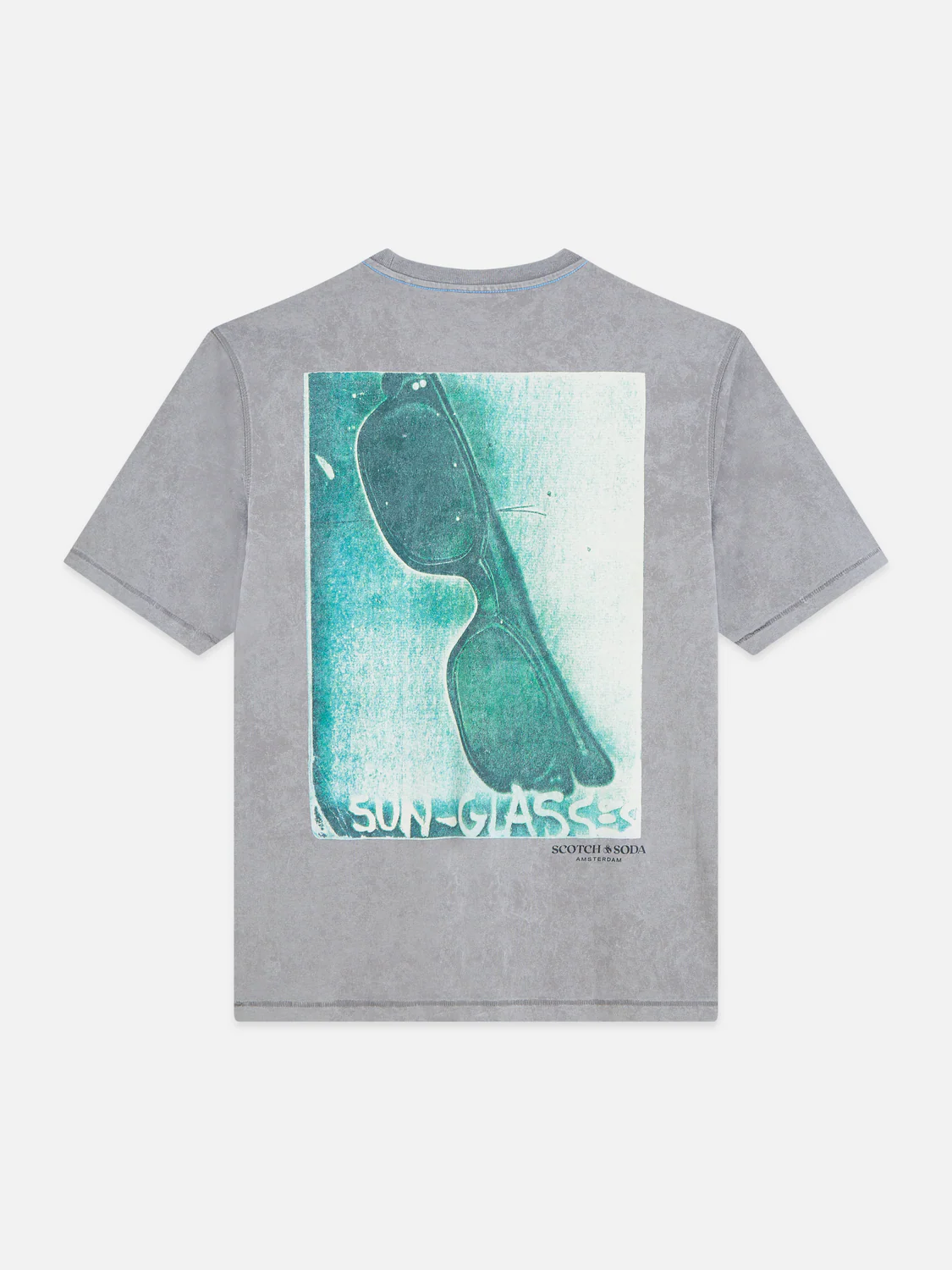 Scotch & Soda x Basquiat Graphic Loose-Fit T-Shirt - Image 6