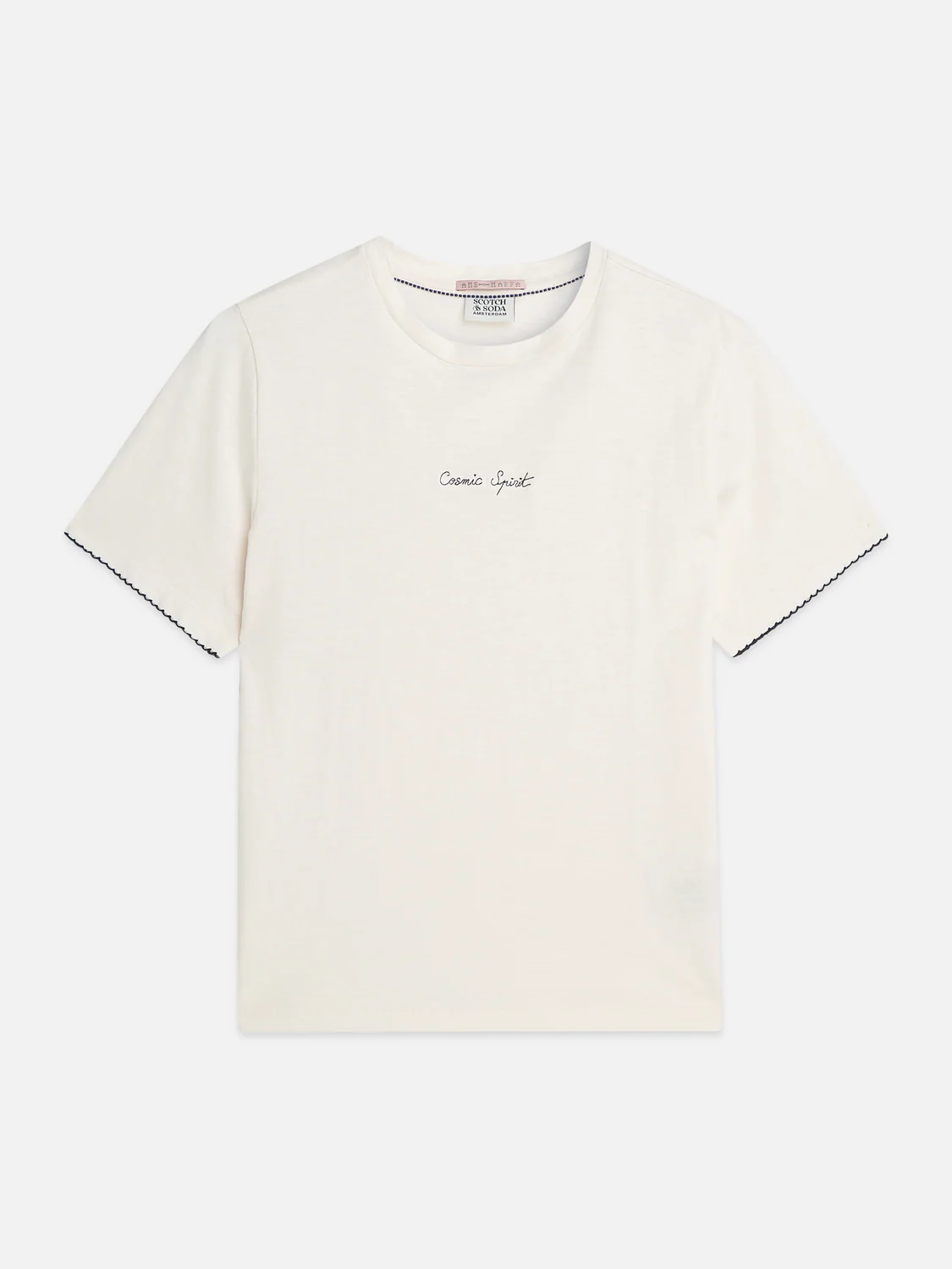 Embroidered slub T-shirt - Image 19