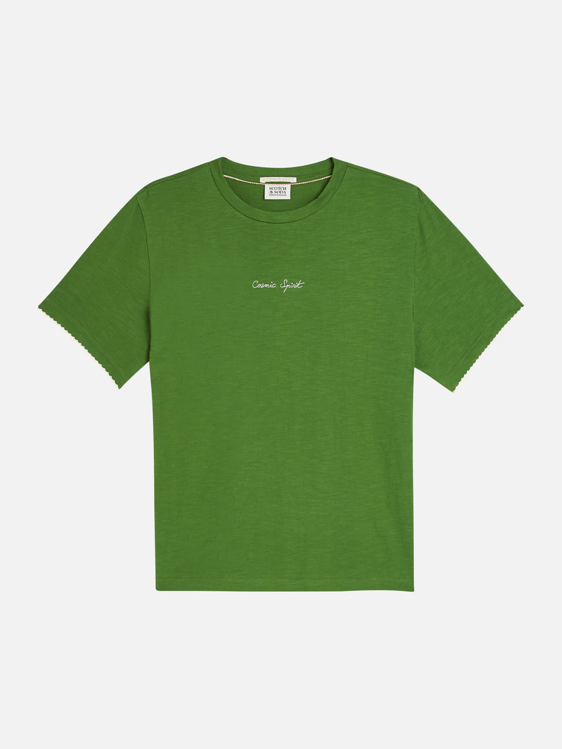 Embroidered slub T-shirt - Image 5