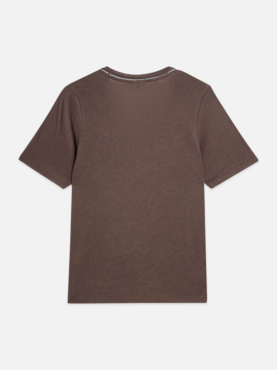 Linen V-neck T-shirt - Image 13