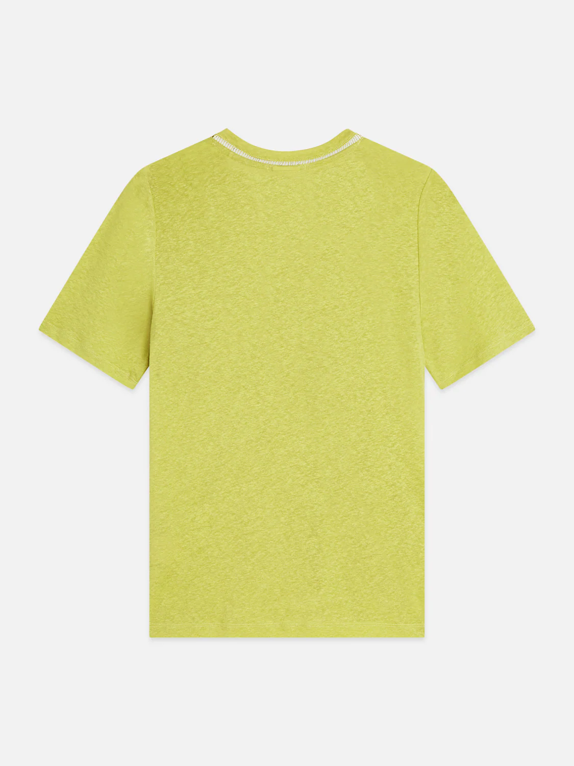 Linen V-neck T-shirt - Image 20