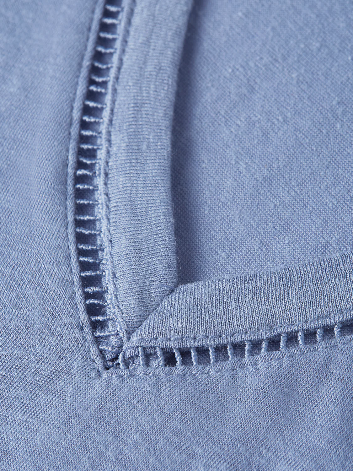 Linen V-neck T-shirt - Image 7