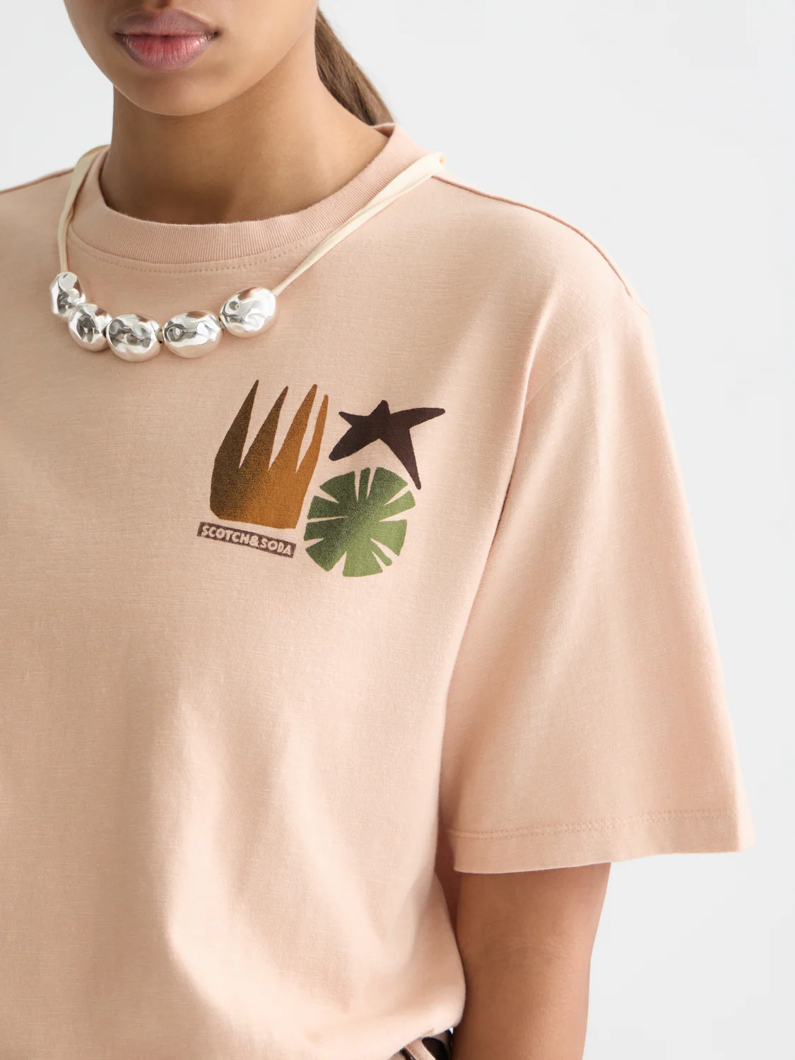 Artwork loose T-shirt - Image 10