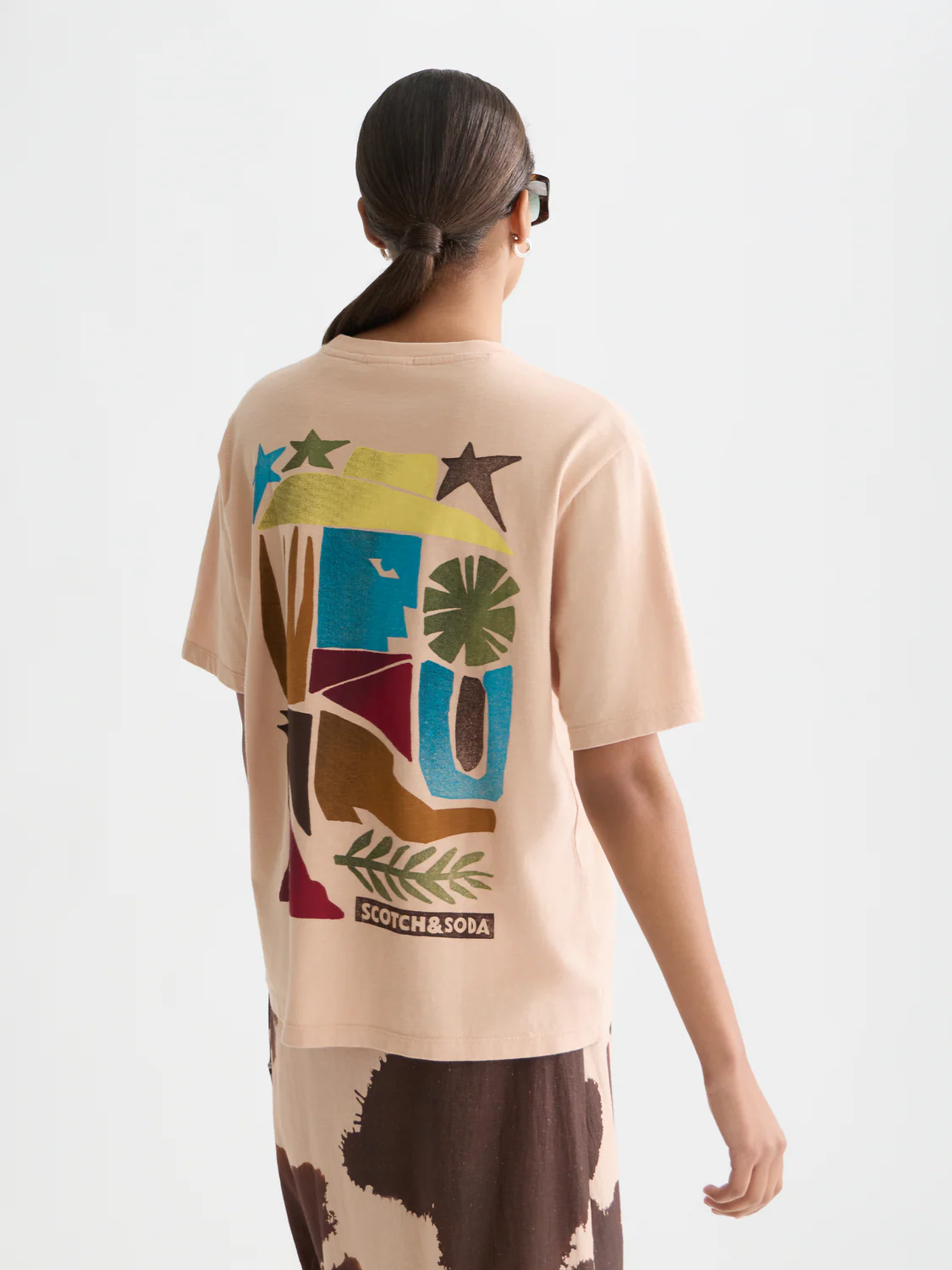 Artwork loose T-shirt - Image 11